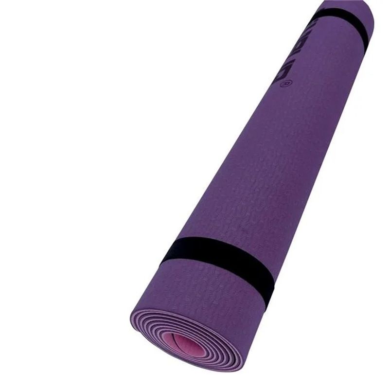 Sport si Outdoor - Fitness - Accesorii fitness - Saltele fitness - Saltea pentru gimnastica, Yoga, Dimensiune 183x61x0.4cm, Culoare roz-mov - Infinity.ro
