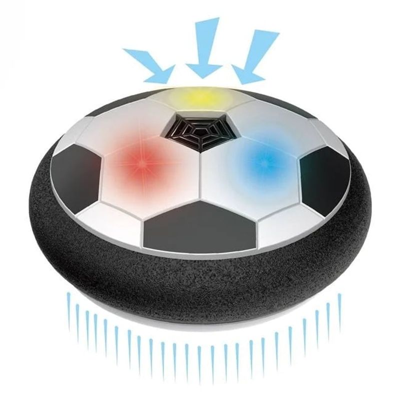 Jucarii, Copii si Bebe - Jucarii si jocuri - Jucarii & jocuri educative - Jucarii interactive - Set masa de fotbal Air Hover cu 2 porti si lumina, Varsta 3+ ani - Infinity.ro