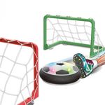 Jucarii, Copii si Bebe - Jucarii si jocuri - Jucarii & jocuri educative - Jucarii interactive - Set masa de fotbal Air Hover cu 2 porti si lumina, Varsta 3+ ani - Infinity.ro
