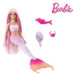 Jucarii, Copii si Bebe - Jucarii si jocuri - Papusi si accesorii - Papusi - Sirena Barbie transformare magica, include accesorii de styling, varsta de la 9 luni la 3 ani - Infinity.ro