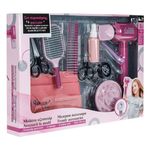 Jucarii, Copii si Bebe - Jucarii si jocuri - Jucarii de rol - Frumusete, bijuterii si accesorii fetite - Set de joaca coafor si ingrijire par cu accesorii pentru fete, 11 piese incluse - Infinity.ro