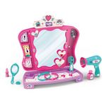 Jucarii, Copii si Bebe - Jucarii si jocuri - Jucarii de rol - Frumusete, bijuterii si accesorii fetite - Masuta de machiaj cu accesorii pentru copii - Infinity.ro