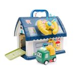 Jucarii, Copii si Bebe - Jucarii si jocuri - Jucarii bebelusi - Jucarii interactive bebelusi - Casa de jucarie cu telefon interactiv, sunete, volan si butoane, Albastru - Infinity.ro