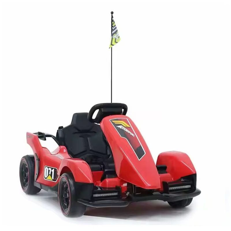Jucarii, Copii si Bebe - Jucarii si jocuri - Jucarii de exterior - Masinute si vehicule pentru copii - Masina de drift electrica pentru copii 3 ani+, Telecomanda, Viteza maxima 8 km/h, Rosu - Infinity.ro