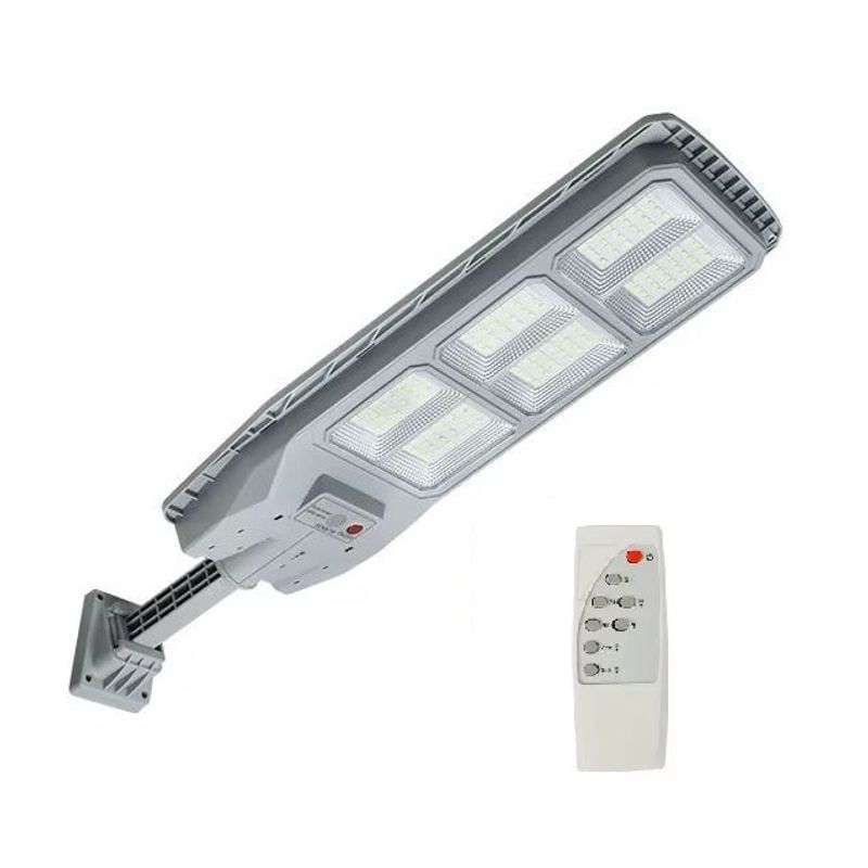 Casa si Gradina - Corpuri si surse de iluminat - Iluminat exterior - Lampi solare - Lampa solara cu telecomanda, suport si senzor de miscare, Putere 150 W - Infinity.ro