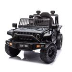 Jucarii, Copii si Bebe - Jucarii si jocuri - Jucarii de exterior - Masinute si vehicule pentru copii - Masina electrica pentru copii 2 ani+, Telecomanda, 2 x moor 25W, 3 viteze, 2-5 km/h, Negru - Infinity.ro