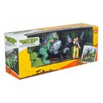 Jucarii, Copii si Bebe - Jucarii si jocuri - Jucarii & jocuri educative - Jucarii interactive - Set de joaca cu dinozauri si elicopter, cu figurine barbat si fosila - Infinity.ro