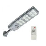 Casa si Gradina - Corpuri si surse de iluminat - Iluminat exterior - Lampi solare - Lampa solara cu telecomanda, suport si senzor de miscare, Putere 200W - Infinity.ro