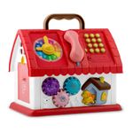 Jucarii, Copii si Bebe - Jucarii si jocuri - Jucarii bebelusi - Jucarii interactive bebelusi - Casa de jucarie cu telefon interactiv, sunete, volan si butoane, Rosu - Infinity.ro
