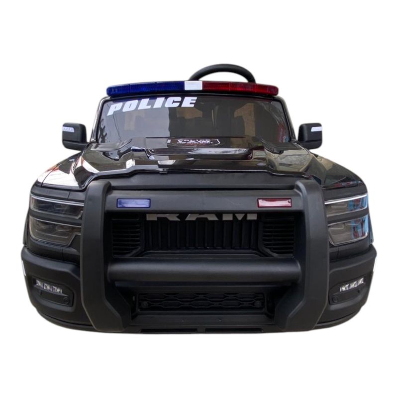 Jucarii, Copii si Bebe - Jucarii si jocuri - Jucarii de exterior - Masinute si vehicule pentru copii - Masina de politie electrica Dodge RAM pentru copii 2 ani+, cu telecomanda, baterie 12V7AH, 3 viteze - Infinity.ro