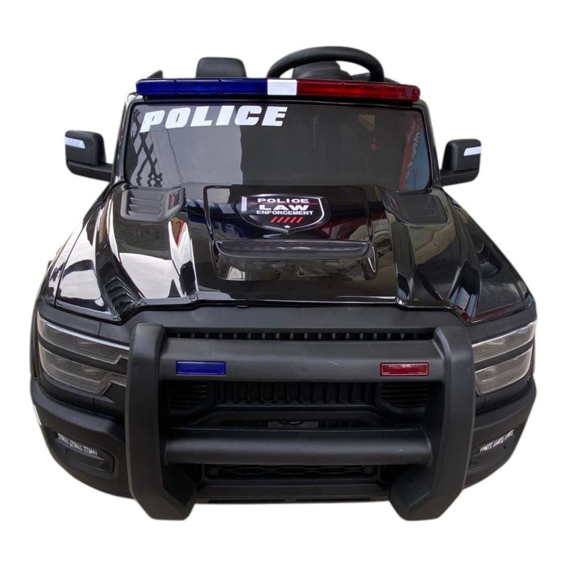 Jucarii, Copii si Bebe - Jucarii si jocuri - Jucarii de exterior - Masinute si vehicule pentru copii - Masina de politie electrica Dodge RAM pentru copii 2 ani+, cu telecomanda, baterie 12V7AH, 3 viteze - Infinity.ro