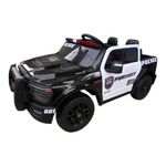 Jucarii, Copii si Bebe - Jucarii si jocuri - Jucarii de exterior - Masinute si vehicule pentru copii - Masina de politie electrica Dodge RAM pentru copii 2 ani+, cu telecomanda, baterie 12V7AH, 3 viteze - Infinity.ro
