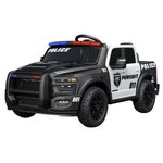 Jucarii, Copii si Bebe - Jucarii si jocuri - Jucarii de exterior - Masinute si vehicule pentru copii - Masina de politie electrica Dodge RAM pentru copii 2 ani+, cu telecomanda, baterie 12V7AH, 3 viteze - Infinity.ro