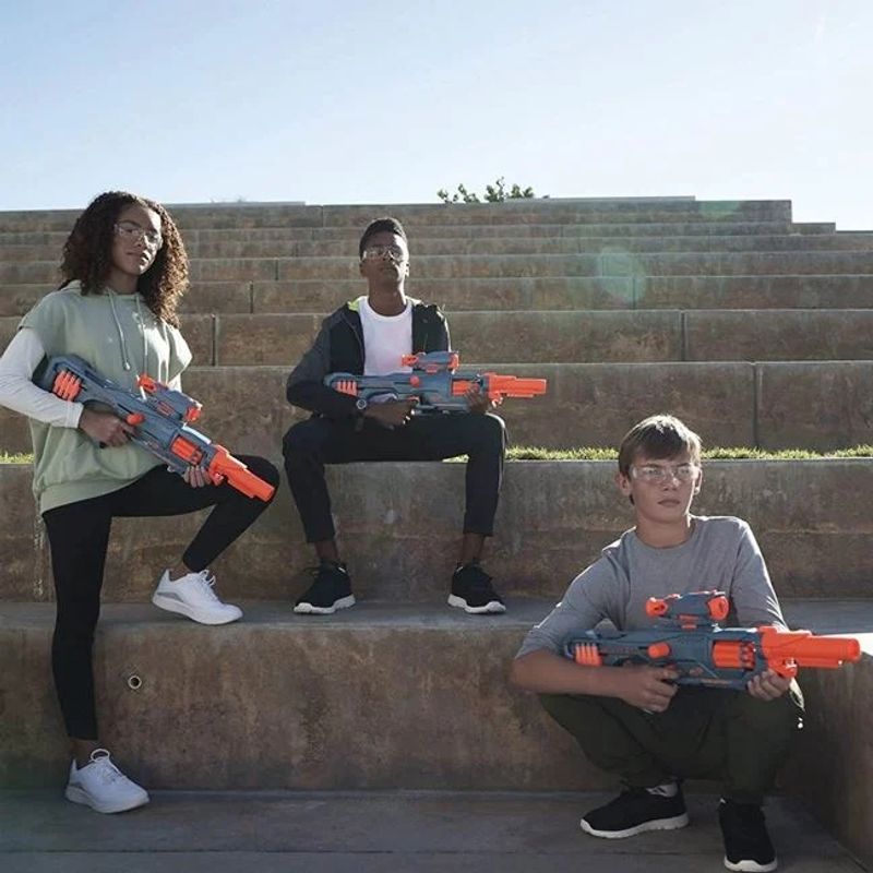 Jucarii, Copii si Bebe - Jucarii si jocuri - Jucarii de rol - Arme de jucarie - Lansator Nerf Elite 2.0 Eaglepoint RD-8, include 16 sageti - Infinity.ro