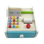 Jucarii, Copii si Bebe - Jucarii si jocuri - Jucarii & jocuri educative - Jocuri si jucarii educative - Jucarie educativa din lemn Casa de marcat cu sertar si accesorii - Infinity.ro