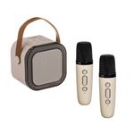 Jucarii, Copii si Bebe - Jucarii si jocuri - Jucarii de rol - Instrumente muzicale de jucarie - Set boxa Karaoke cu 2 microfoane wireless - Bluetooth - Putere 5W - Infinity.ro