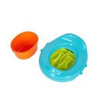 Jucarii, Copii si Bebe - Igiena si ingrijire - Baia bebelusului - Olite si reductoare WC - Olita pliabila si portabila cu reductor WC, 2 in 1, plastic, 25x27.5x17 cm, multicolor - Infinity.ro
