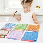 Jucarii, Copii si Bebe - Jucarii si jocuri - Jucarii & jocuri educative - Jocuri si jucarii educative - Joc educativ labirint cu 25 planse reutilizabile pentru copii 5 ani+ - Infinity.ro