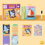 Jucarii, Copii si Bebe - Jucarii si jocuri - Jucarii & jocuri educative - Jocuri si jucarii educative - Joc educativ labirint cu 25 planse reutilizabile pentru copii 5 ani+ - Infinity.ro