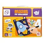 Jucarii, Copii si Bebe - Jucarii si jocuri - Jucarii & jocuri educative - Jocuri si jucarii educative - Joc educativ labirint cu 25 planse reutilizabile pentru copii 5 ani+ - Infinity.ro