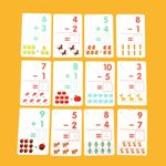 Jucarii, Copii si Bebe - Jucarii si jocuri - Jucarii & jocuri educative - Jocuri si jucarii educative - Joc Educativ Invata matematica cu 30 de cartonase reutilizabile, pentru copii 4 ani+, multicolor - Infinity.ro