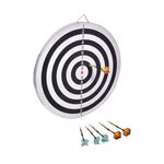 Sport si Outdoor - Alte sporturi - Board-uri si accesorii darts - Set Darts cu 6 Sageti, 14 ani+, 46 cm, negru/alb - Infinity.ro
