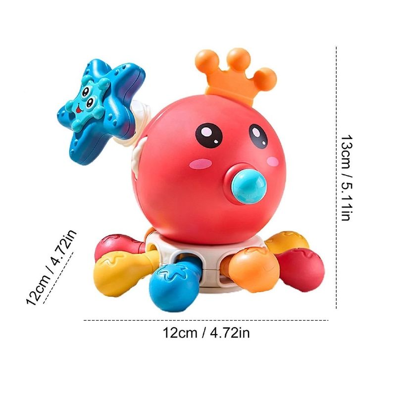Jucarii, Copii si Bebe - Jucarii si jocuri - Jucarii bebelusi - Jucarii interactive bebelusi - Jucarie senzoriala si de dentitie pentru copii 1 an+, Rosu - Infinity.ro