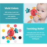 Jucarii, Copii si Bebe - Jucarii si jocuri - Jucarii bebelusi - Jucarii interactive bebelusi - Jucarie senzoriala si de dentitie pentru copii 1 an+, Rosu - Infinity.ro