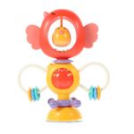 Jucarii, Copii si Bebe - Jucarii si jocuri - Jucarii bebelusi - Jucarii interactive bebelusi - Jucarie zornaitoare pentru bebelusi 3 luni+, cu sunete, 18x15 cm, Rosu - Infinity.ro