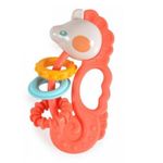 Jucarii, Copii si Bebe - Jucarii si jocuri - Jucarii bebelusi - Jucarii interactive bebelusi - Jucarie de dentitie si zornaitoare pentru bebelusi, calut de mare, plastic moale, multicolor - Infinity.ro