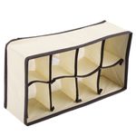 Casa si Gradina - Mobilier - Organizare si depozitare - Organizatoare pentru sertare si dulapuri - Cutie organizare sertar din material textil pentru sosete, lenjerii, 8 compartimente - Infinity.ro