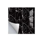 Casa si Gradina - Constructii - Materiale constructii - Placi decorative - Set cu 5 placi autoadezive decorative din PVC, Model Marmura, Dimensiune 60x60cm, Negru - Infinity.ro