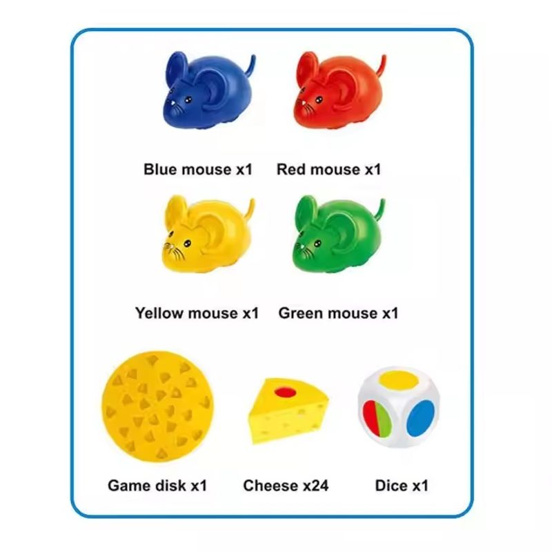 Jucarii, Copii si Bebe - Jucarii si jocuri - Jucarii & jocuri educative - Jocuri si jucarii educative - Joc de memorie, cu soaricei si branza, pentru copii 3+ - Infinity.ro