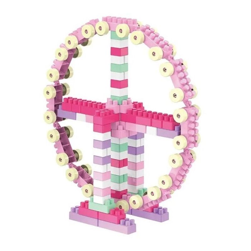 Jucarii, Copii si Bebe - Jucarii si jocuri - Seturi de constructie si cuburi - Seturi de constructie - Set blocuri de construit cu 320 piese, pentru copii de 2 ani+ - Infinity.ro