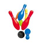 Jucarii, Copii si Bebe - Jucarii si jocuri - Jucarii & jocuri educative - Jucarii interactive - Set Bowling cu 10 Popice Colorate si 2 Bile, 3 ani+ - Infinity.ro