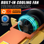 Auto si Moto - Electrice auto - Iluminare si semnalizare - Becuri auto - Set 2 Becuri LED Auto H1 Mini 120W 6000K cu Ventilator pentru Racire Lumina Alb Rece Plug  Play 3570 CSP Ultra Luminoase - Infinity.ro
