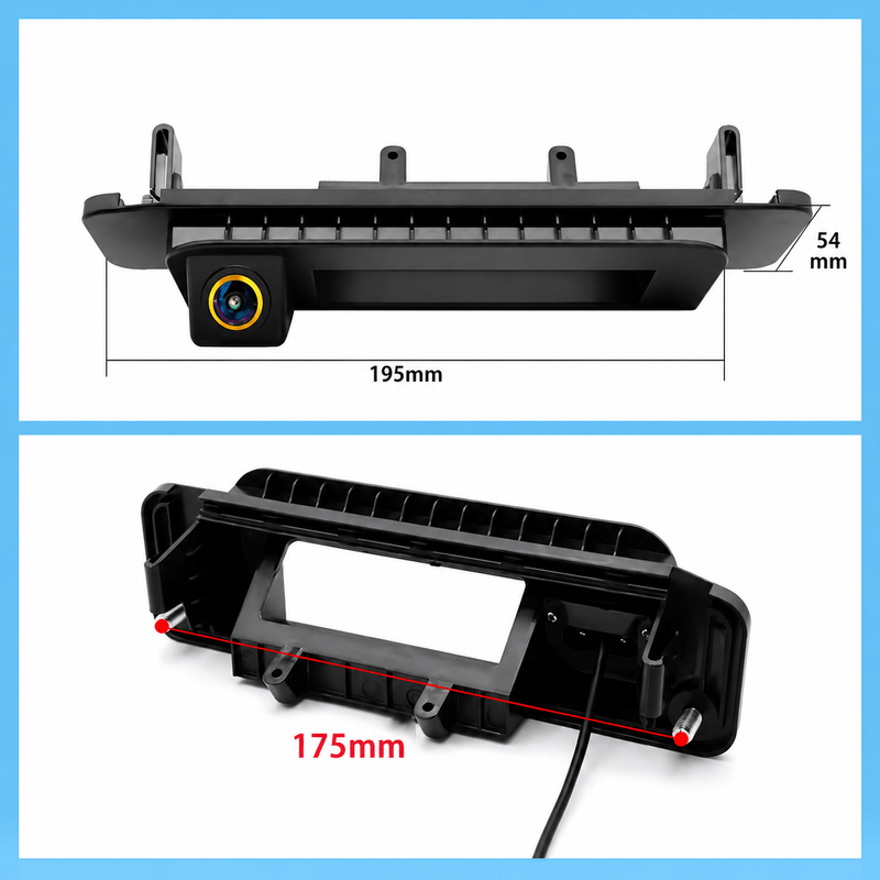 Auto si Moto - Electronice auto - Camere auto si DVR - Camera Marsarier Auto AHD 1080P CVBS 720P  Mercedes Benz W205, CLA C117, CLS C218, Integrata in Manerul Portbagajului - Infinity.ro