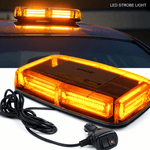 Auto si Moto - Electrice auto - Iluminare si semnalizare - Becuri auto - Lampa Girofar LED cu Magneti 12V-24V Stroboscop Auto  19 Jocuri de Lumini Rampa Avertizare Galbena pentru Camion Tractor - Infinity.ro