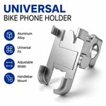 Auto si Moto - Piese auto si accesorii - Interior auto - Accesorii interior - Suport Telefon Universal pentru Bicicleta Motocicleta, Trotineta Electrica si Scuter, Aluminiu Reglabil, Prindere Ghidon - Infinity.ro