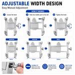 Auto si Moto - Piese auto si accesorii - Interior auto - Accesorii interior - Suport Telefon Universal pentru Bicicleta Motocicleta, Trotineta Electrica si Scuter, Aluminiu Reglabil, Prindere Ghidon - Infinity.ro