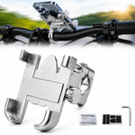 Auto si Moto - Piese auto si accesorii - Interior auto - Accesorii interior - Suport Telefon Universal pentru Bicicleta Motocicleta, Trotineta Electrica si Scuter, Aluminiu Reglabil, Prindere Ghidon - Infinity.ro
