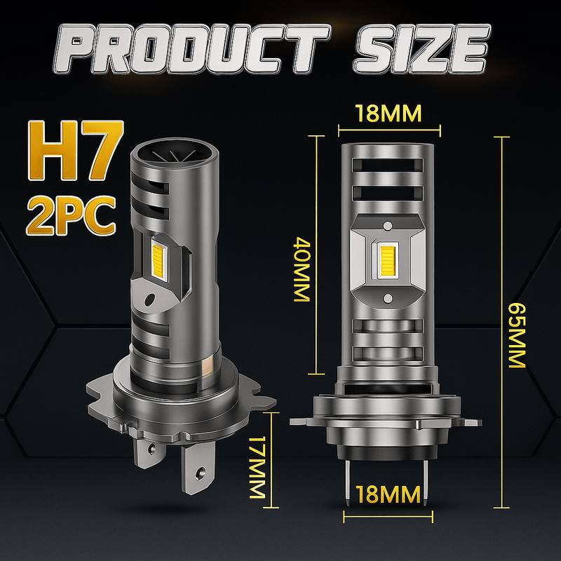 Auto si Moto - Electrice auto - Iluminare si semnalizare - Becuri auto - Set 2 Becuri LED Auto H7 120W 6000K cu 2 Ventilatoare pentru Racire Lumina Alb Rece Plug & Play 3570 CSP Ultra Luminoase - Infinity.ro