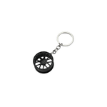 Auto si Moto - Electronice auto - Accesorii electronice auto - Breloc Cheie din Metal Janta Negru Mat - Infinity.ro