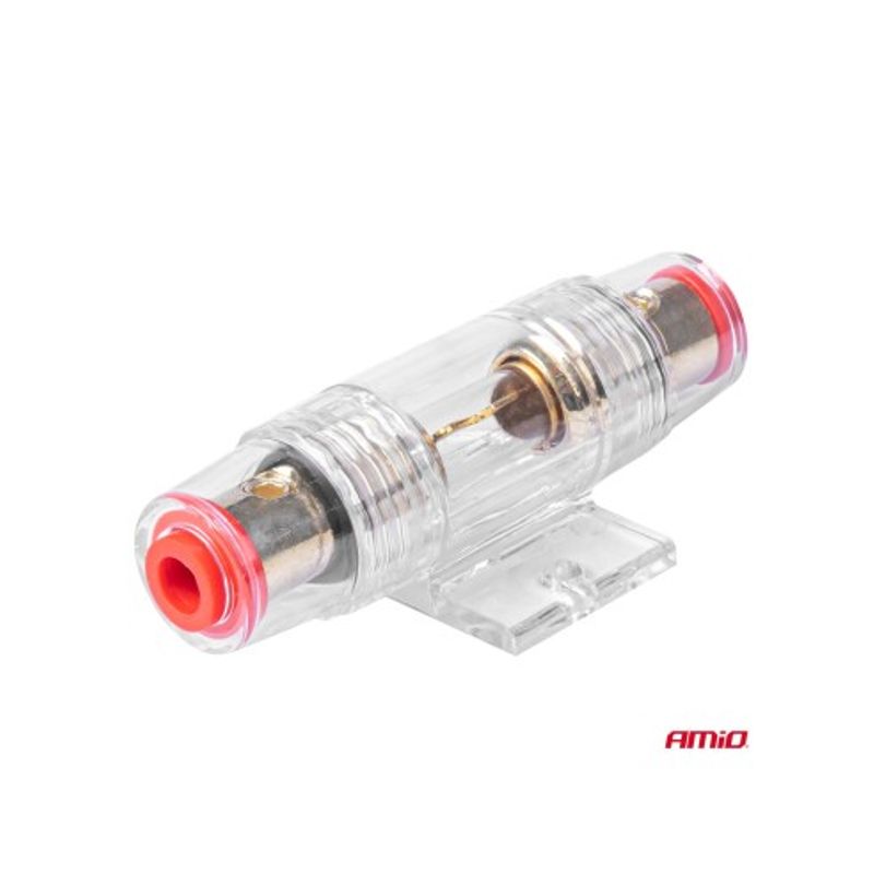 Auto si Moto - Electrice auto - Sigurante si accesorii - Suport Siguranta Audio Auto de max 500A pentru dimensiuni 8-30 mm, Amio - Infinity.ro