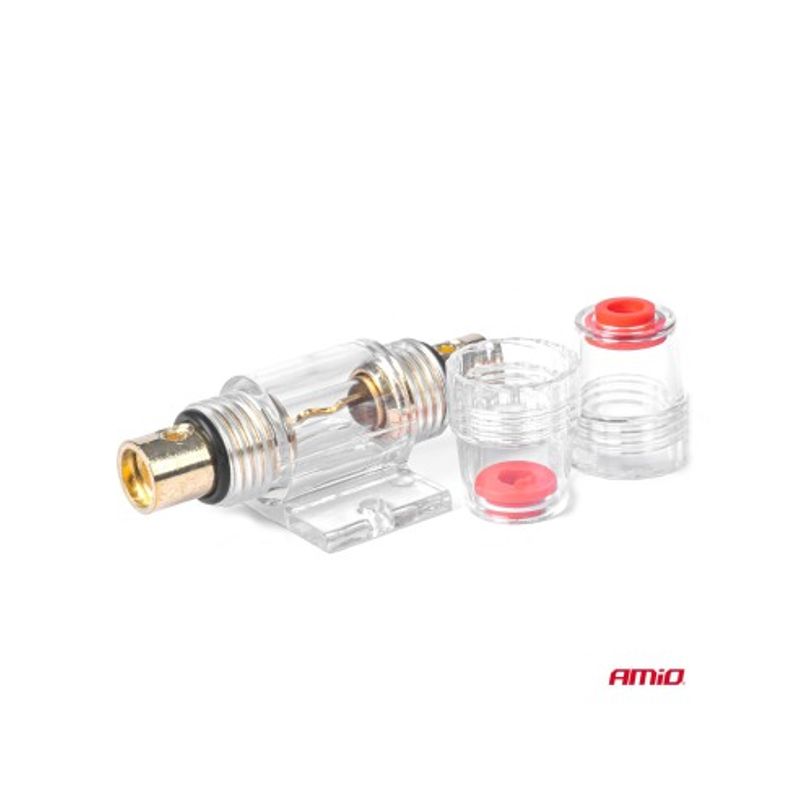 Auto si Moto - Electrice auto - Sigurante si accesorii - Suport Siguranta Audio Auto de max 500A pentru dimensiuni 8-30 mm, Amio - Infinity.ro