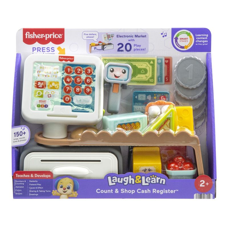 Jucarii, Copii si Bebe - Jucarii si jocuri - Jucarii bebelusi - Jucarii interactive bebelusi - FISHER PRICE LAUGH LEARN CASA DE MARCAT SI MAGAZIN - Infinity.ro