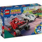 Jucarii, Copii si Bebe - Jucarii si jocuri - Vehicule si jucarii cu telecomanda - Masinute - LEGO SONIC MASINA LUI SILVER VS CAMIONUL GIGANT AL LUI KNUCKLES 77118 - Infinity.ro