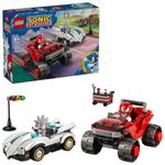 Jucarii, Copii si Bebe - Jucarii si jocuri - Vehicule si jucarii cu telecomanda - Masinute - LEGO SONIC MASINA LUI SILVER VS CAMIONUL GIGANT AL LUI KNUCKLES 77118 - Infinity.ro