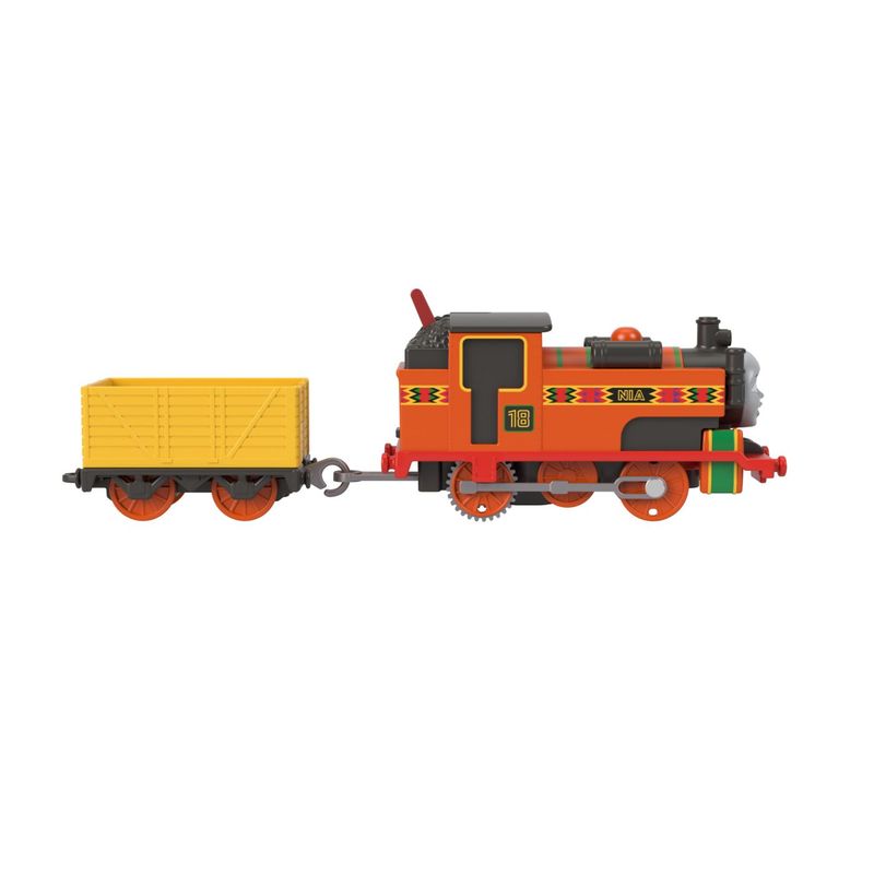 Jucarii, Copii si Bebe - Jucarii si jocuri - Vehicule si jucarii cu telecomanda - Masinute - THOMAS LOCOMOTIVA MOTORIZATA NIA CU VAGON - Infinity.ro