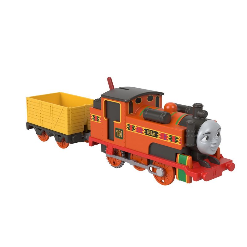 Jucarii, Copii si Bebe - Jucarii si jocuri - Vehicule si jucarii cu telecomanda - Masinute - THOMAS LOCOMOTIVA MOTORIZATA NIA CU VAGON - Infinity.ro